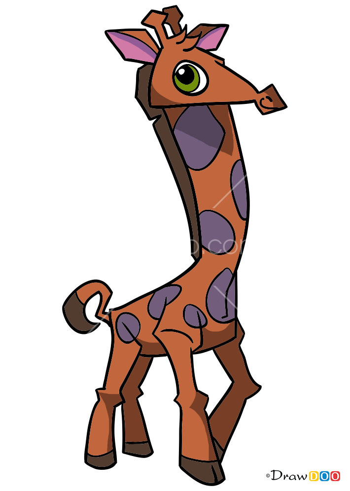 How to Draw Giraffe, Animal Jam